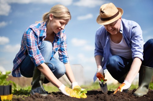 Gardeners South Hornchurch prioritising safety on a residential garden job